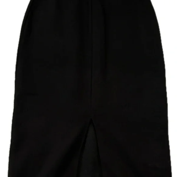 ZARA Plush Black Midi Skirt - Picture 5 of 6